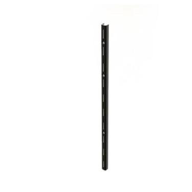 Imagem de Kit 4 Trilhos Cremalheira Rasgo Simples Closet 100 Cm Preto - Formaclo