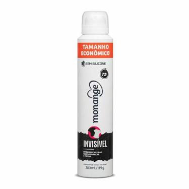 Imagem de Desodorante Aerossol Monange Invisivel 200ml