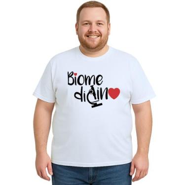 Imagem de Camiseta Biomedicina Microscópio Universitária Personalizada - Use P4,