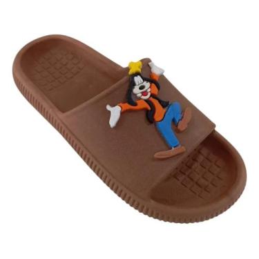 Imagem de Chinelo Slide Antiderrapante Pateta Divertido Desenho - Genérica, Marr