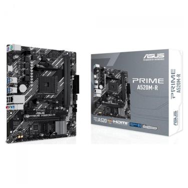 Imagem de Placa Mãe Asus Prime A520M-R AM4 - DDR4 - USB 3.2 - Slot M.2 - Micro ATX - 90MB1H60-M0EAY0