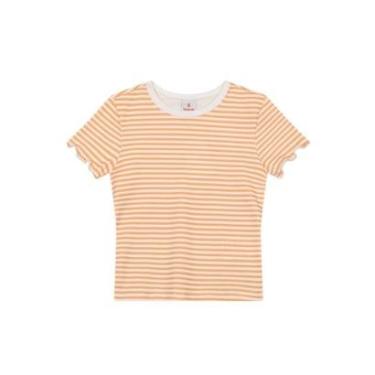 Imagem de Blusa infantil menina em ribana listrada Brandili-Feminino