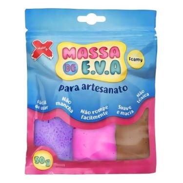 Imagem de Massa De Eva 50g 5 Cores Make +  13.020 Cor Colorido