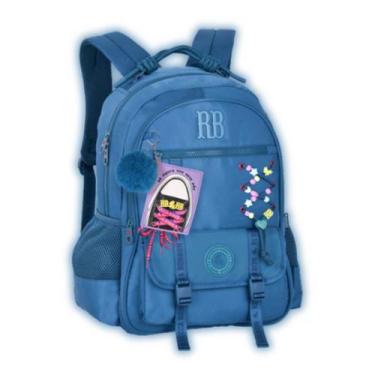 Imagem de Mochila Rebecca Bonbon Costas Kids Juvenil Meninas Escolar, Azul