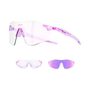 Imagem de Óculos De Sol Fotochromic UV400 Para Ciclismo, Corrida, Camping, Óculo