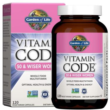 Imagem de Suplemento multivitamínico Garden of Life para mulheres com mais de 50 a 120 ct-Unissex