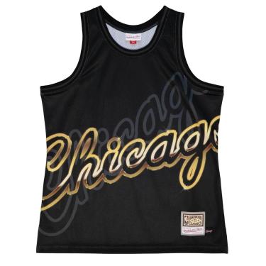 Imagem de Regata Mitchell & Ness Swingman Jersey Big Face Fashion Tank Chicago Bulls Masculino-Ma...