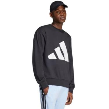 Imagem de Moletom Adidas Big Logo Masculino, Preto, GG