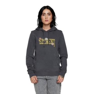 Imagem de Moletom Element Fech Daylight Hoody 280 Preto-Preto-GG-Feminino