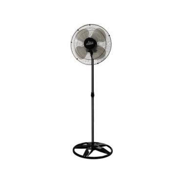 Imagem de Ventilador De Coluna 50cm Oscilante Premium Preto Grade de Aço Preta 1