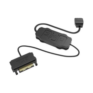 Imagem de Cabo Controlador ARGB RGB De 5V 3PIN Com Interface SATA Para Ventilado