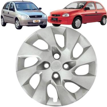 Imagem de 1 Calota Modelo Corsa Aro 13 Polegadas Parafuso Cubo Baixo Grid