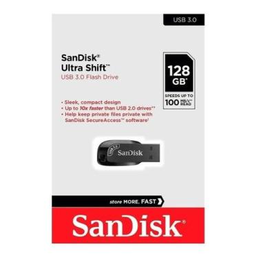 Imagem de Pen drive sandisk 128gb ultra shift usb 3.0