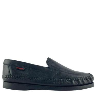 Imagem de Sapato Masculino Comparini Casual Baixo Em Couro 201, Preto, 37