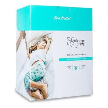 Imagem de Capa Protetora Colchão Casal Pvc Impermeável 21cm. - Alergoshop