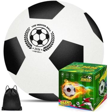 Imagem de Bola de Futebol Juman Tamanho 5 Silenciosa de Espuma para Treino Indoo