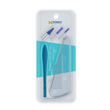 Imagem de Escova Interdental com Estojo e Refis P M G Morelli, Azul