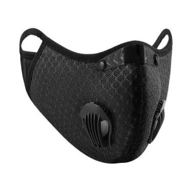Imagem de Máscara Facial Reutilizável E Lavável Para Ciclismo Masculina Com Filt
