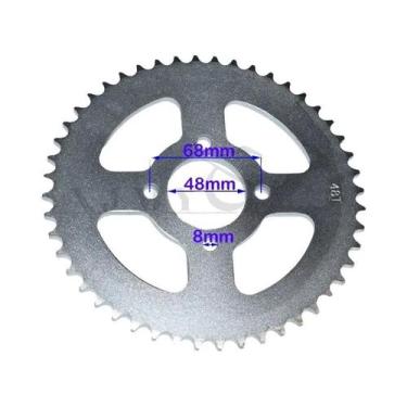 Imagem de 420-25T/37T/39T/42T/48T Pinhão Traseiro de 48mm para ATV Quad Pit Bugg