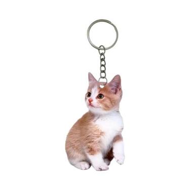 Imagem de Chaveiros De Gato Adoráveis Para Crianças, Gato Britânico Shorthair, P