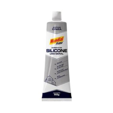 Imagem de Silicone Cinza 50g - Adesivo Vedante Mundial Prime