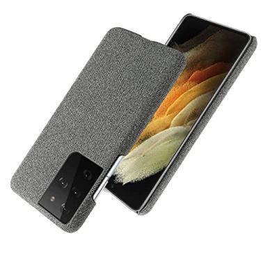 Imagem de Para Samsung S21 Ultra M51 S20 FE Plus A52 Tecido de Luxo Luxuoso Estojo Ajustado Para Galaxy M31 Note 20 Ultra A 12 32 72 F41 A21 M21 S, cinza escuro, Para Galaxy R06 ACE