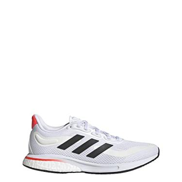 Imagem de adidas Tênis de corrida feminino Supernova, Branco/Preto/Vermelho Solar., 39