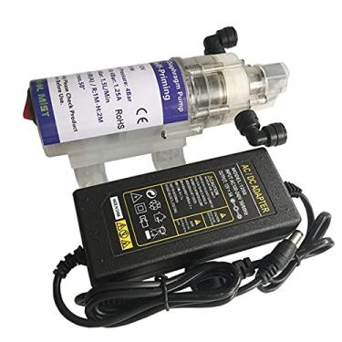 Imagem de ZTBH Bomba de impulsionador de aço inoxidável Bombas de jato de gramado 12v 15w Dc Bomba de neblina de pulverização de água silenciosa para sistema de neblina para jardim doméstico Irrigação por transporte de água