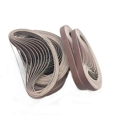 Imagem de 10 PCS 330 * 10mm 40-1000Grit Cintos de lixamento abrasivos Lixadeira Ferramentas de polimento de moagem, 320