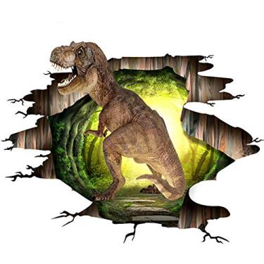 Papel de parede de dinossauro de desenho animado para quarto de crianças  quarto de fundo mural papel de parede decoração de casa papel de parede 3D