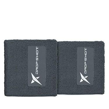 Imagem de Munhequeira Drop Shot Curta com 02 Unidades Cinza