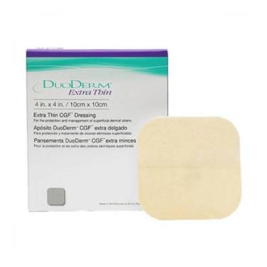 Imagem de Curativo Hidrocolóide DuoDerm Convatec Extra Thin 10cm X 10cm Convatec