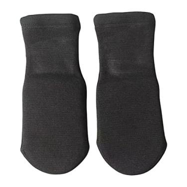 Imagem de 1 par protetor de pé protetor de pé protetor de tornozelo suporte elástico para treinamento de musculação proteção para sparring jogger karatê, Tamanho S Preto