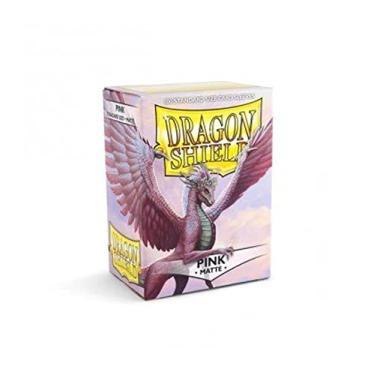 Imagem de Arcane Tinmen ATM11012 Capas para cartas Dragon Shield, rosa fosco - 100 unidades