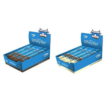 Imagem de Kit com 2 Choco Wheyfer Chocolate e baunilha +Mu