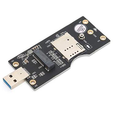 Imagem de Placa riser, chave B para adaptador USB 3.0 fácil de instalar durável e suporte simples interface USB 3.0 da placa M.2 para computador