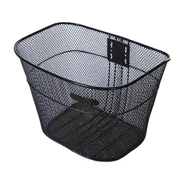 Imagem de Cesta de bicicleta Rack de carga de bicicleta destacável Dispositivo de armazenamento de equitação Cesta de armazenamento de bicicleta Cesta de, PRETO