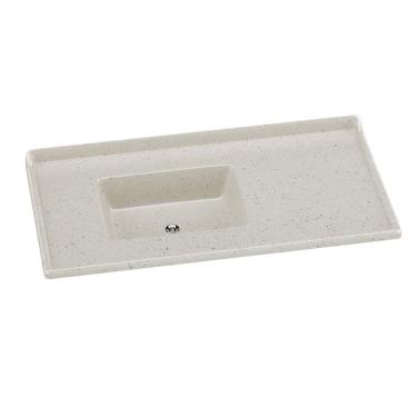 Imagem de Pia Sintética para Cozinha 100cm x 53cm AJ Rorato Travertino