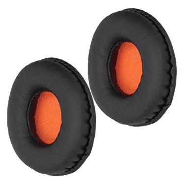 Imagem de Almofada de Fone de Ouvido, Almofadas de Orelha de Esponja Almofada de Fone de Ouvido Capa de Fone de Ouvido Almofada para HESH/HESH 2.0 (preto laranja)