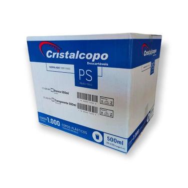 Imagem de Copo Descartável 500ml Cristalcopo c/20x50 un