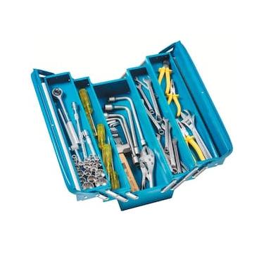 Imagem de Caixa Sanfonada para Ferramentas Tramontina 5 Gavetas e Alças Fixas com 60 Peças