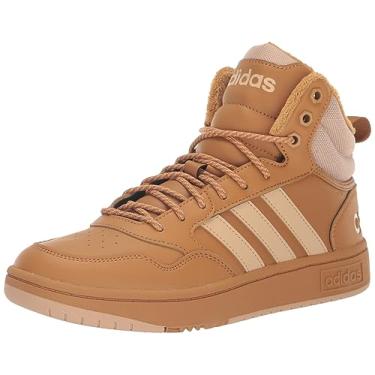 Imagem de adidas Originals Tênis masculino Hoops 3.0 Mid Winterized, Mesa/bege mágico/mesa, 11.5