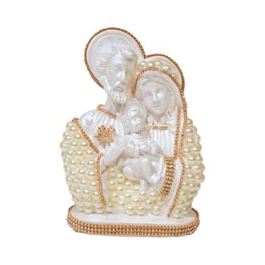 Imagem de Imagem Sagrada Família De Pérola Lembrança Casamento