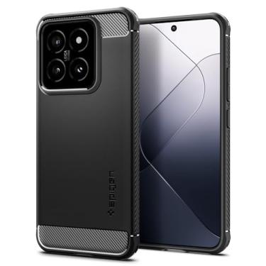 Imagem de Spigen Capa Rugged Armor projetada para Xiaomi 14 (2024) - preto fosco