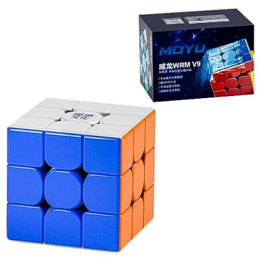 Imagem de CuberShop Moyu WeiLong 2023 WRM V9 MagLev+Ball Core Speed Cube (3x3, UV Coated, 1 Peça)