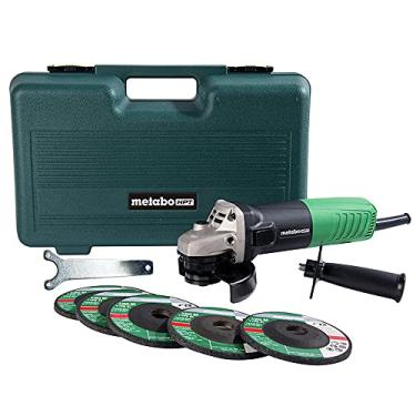Imagem de Metabo HPT Esmerilhadeira angular | 11 cm | Inclui 5 rodas de esmeril e estojo rígido | Motor de 6,2 Amp | Compacto e leve | G12SR4