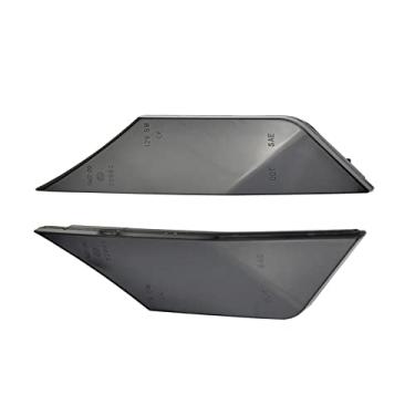 Imagem de RAGBUSCLE Luzes de LED âmbar brancas para para-choques dianteiros, lentes de fumaça, luz dinâmica, compatível com Honda Civic 2016-2021, lâmpadas de marcador de para-choque dianteiro