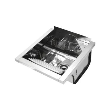 Imagem de Tanque De Parede Docol Reto 017047ch 44x48 Inox Alto Brilho