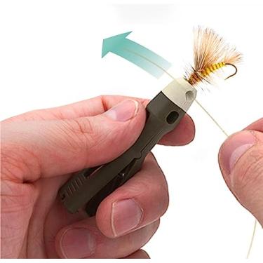 Imagem de TYEPRO Acessório de pesca com nó de gelo e mosca com cabo macio, cortador de corte de linha de aço inoxidável (cordão de separação e anel de vedação incluídos)... Ajudante de casinha de gelo feito nos EUA