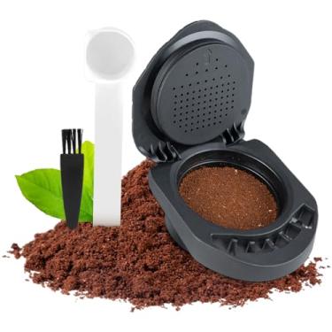 Imagem de FOVNOT Recarregável reutilizável cápsula adaptador para Dolce Gusto, café cápsula conversor compatível para Piccolo XS/EDG 305/EDG 606.S/Génio S/Génio Mini